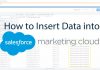 How to Insert Data into Salesforce Marketing Cloud
