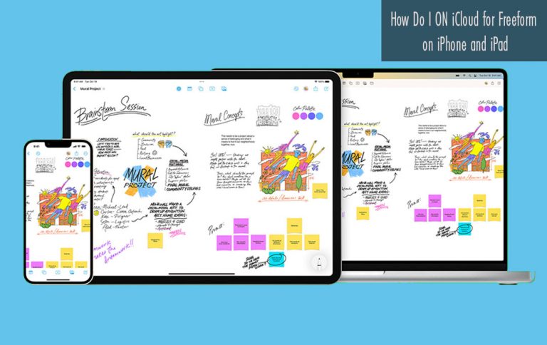 How Do I ON iCloud for Freeform on iPhone and iPad