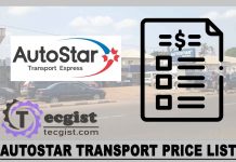 Autostar Transport Price List