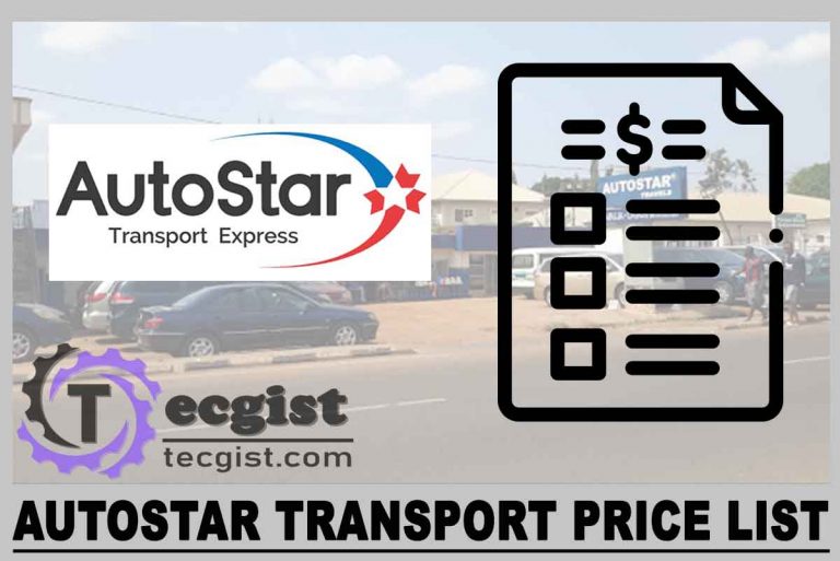 Autostar Transport Price List