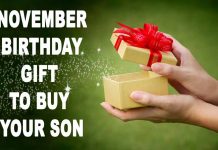 November Birthday Gift to Buy Your Son