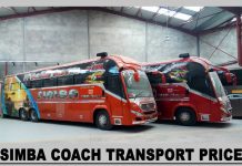 Simba Coach Transport Fare