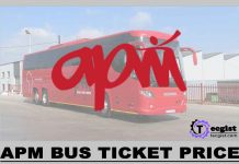 APM Bus Ticket price