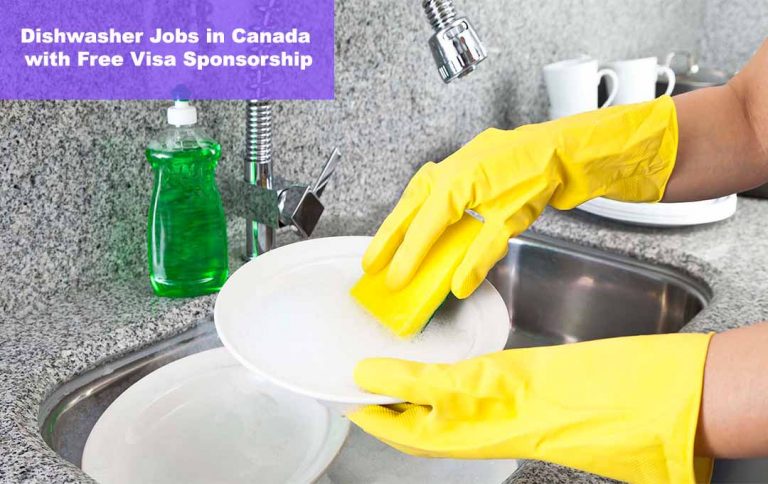 Dishwasher Jobs in Canada with Free Visa Sponsorship