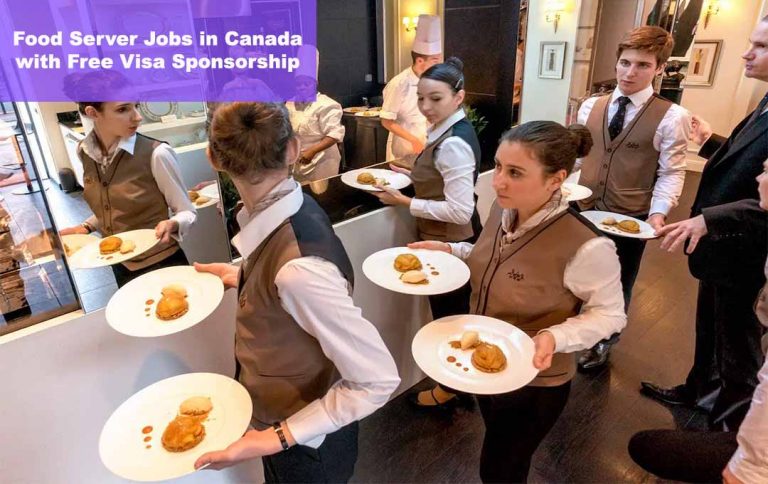 Food Server Jobs in Canada with Free Visa Sponsorship – APPLY NOW