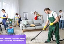 House Cleaner Jobs in Canada with Free Visa Sponsorship