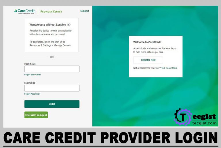 Care Credit Provider Login