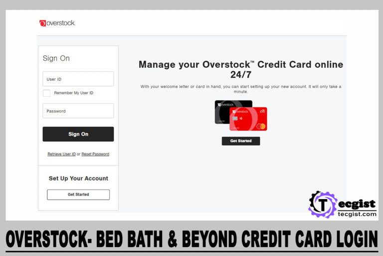 Overstock- Bed Bath & Beyond Credit Card Login
