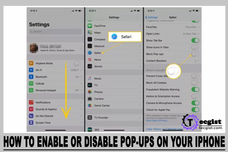 How To Enable Or Disable Pop-Ups On Your IPhone