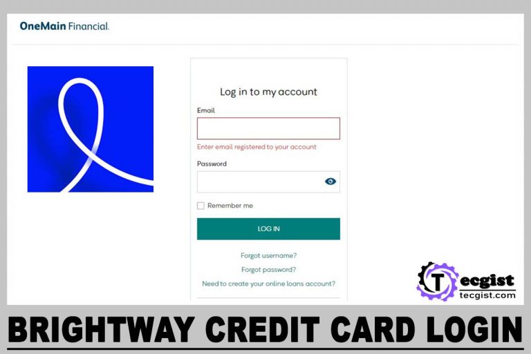 Brightway Credit Card login