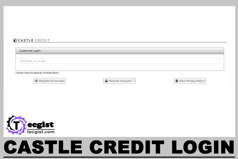 Castle Credit Login